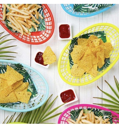 6 corbeilles colorées - Talking Tables