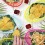 6 corbeilles colorées - Talking Tables