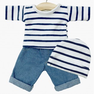 Ensemble 3 pièces Marinière - Minikane 2