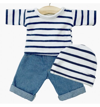 Ensemble 3 pièces Marinière - Minikane