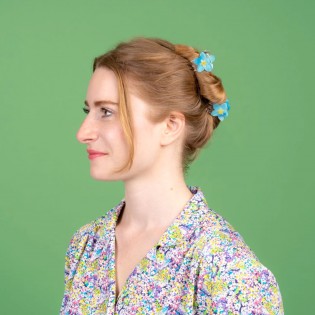 Petite Pince à cheveux Myosotis - Coucou Suzette 2