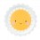 6 assiettes en carton soleil - Party Deco