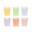 6 gobelets en carton multicolores - Party Deco