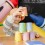 6 gobelets en carton multicolores - Party Deco