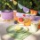 6 gobelets en carton multicolores - Party Deco