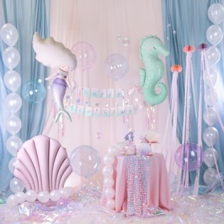 Ballon Hippocampe en mylar - Party Deco 2