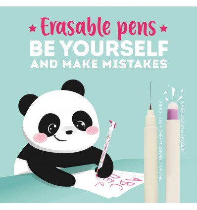 Stylo à encre effaçable Pingouin - Legami