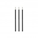 Set de 3 recharges pour stylo effaçable Noir - Legami