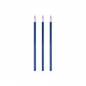 Set de 3 recharges pour stylo effaçable Bleu - Legami