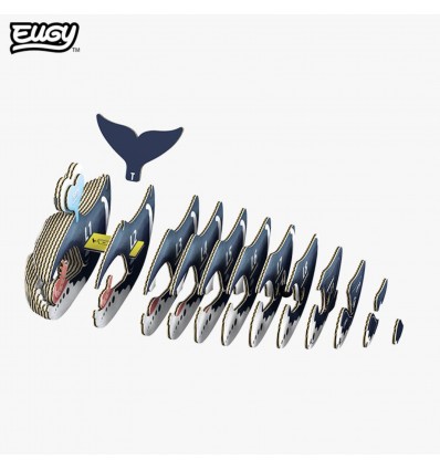 Eugy puzzle Baleine Boréale 3D en carton