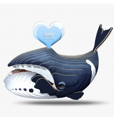 Eugy puzzle Baleine Boréale 3D en carton