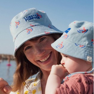 Bob réversible "Lobster Forever" - Chamaye