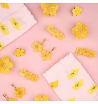 Petite Pince à cheveux Bouton d'or - Coucou Suzette