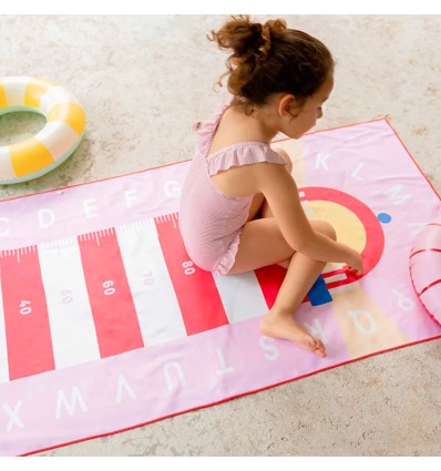 Serviette de plage Phare / Coeurs (M) - Quut