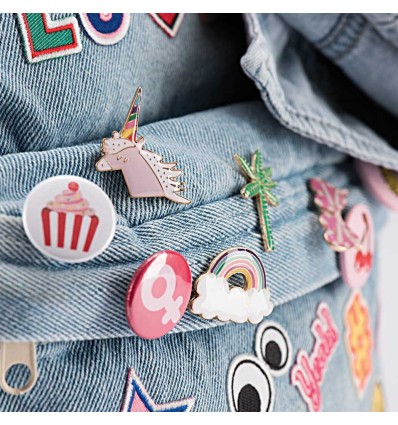 Pin's Lunettes Coeurs - Rico Design