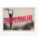 Carte vintage "Supermum" - Atelier Kencre