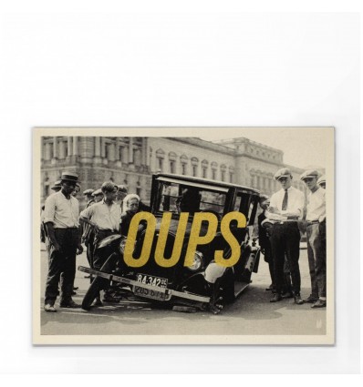 Carte vintage "Oups" - Atelier Kencre