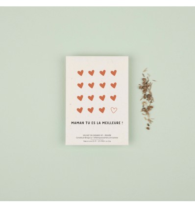 Graines à planter "Maman tu es la meilleure ! - La Fabrique à Sachets
