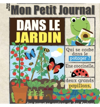 Livre d'éveil à froisser "Dans le jardin" - Mon Petit Journal