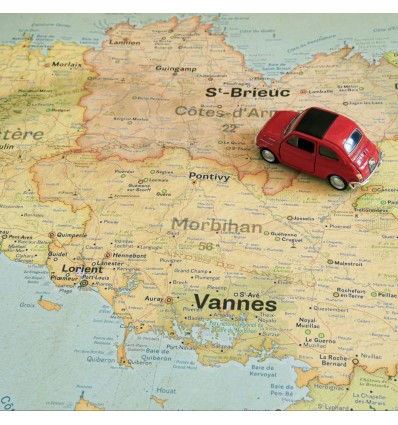 Carte de Bretagne - Pappus Editions