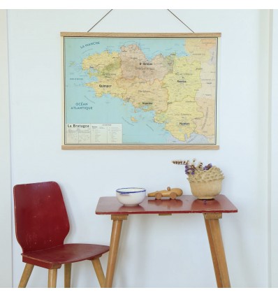 Carte de Bretagne - Pappus Editions