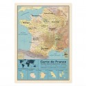 Carte de France - Pappus Editions