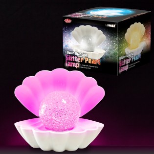 Lampe coquillage à paillettes - One for Fun 2