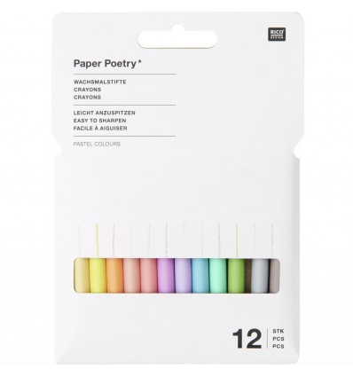 Crayons de cire Arc-en-ciel - Rico Design