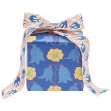 Papier cadeau renoncule campanule bleues - Rico Design