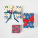 Papier cadeau renoncule campanule bleues - Rico Design