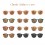 Lunettes de soleil rose "Sunset" - Grech & Co