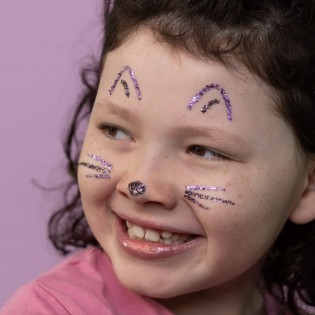 Pochoir chat - Sisi la paillette 2