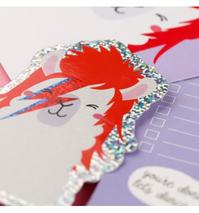 Autocollant lama David Bowie