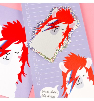 Autocollant lama David Bowie