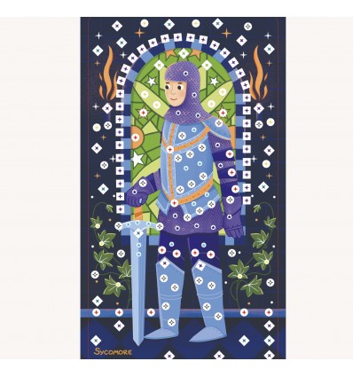 Mosaïques Chevaliers - Sycomore