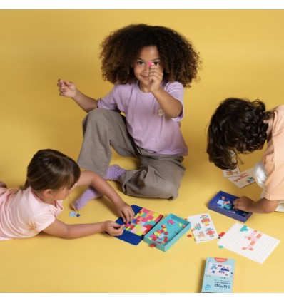 Silipop bleu – Jeu créatif mosaïque à clipser - Super petit