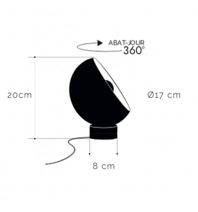 Lampe à poser Bebop Nude - La Case de Cousin Paul