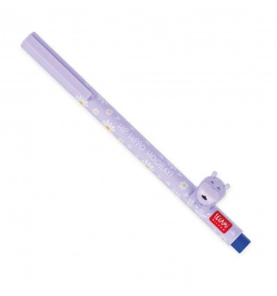 Stylo à encre lovely friends Hippopotame - Legami