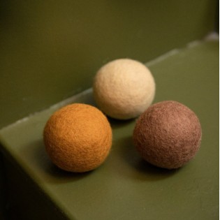 Petite balle unie naturel - Muskhane 2