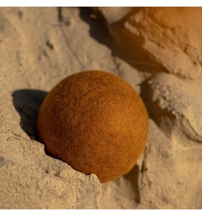 Petite balle unie caramel - Muskhane
