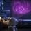 Projecteur astronaute Stellar Light Argent - Mobility on Board