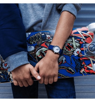 Bracelet de montre Bleu Roi (taille enfant) - Millow