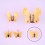 Barrette Papillon jaune - Coucou Suzette
