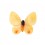 Barrette Papillon jaune - Coucou Suzette