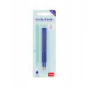 Set de 2 recharges pour stylo lovely friends bleu - Legami