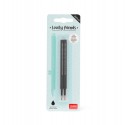 Set de 2 recharges pour stylo lovely friends noir - Legami