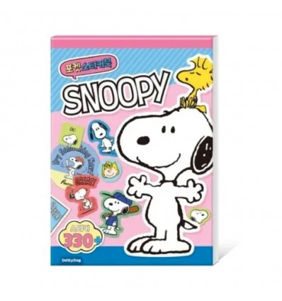 Livre d'autocollants Snoopy