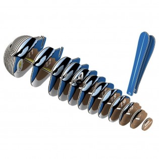 Eugy puzzle Mérion superbe 3D en carton 2