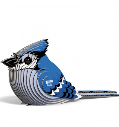 Eugy puzzle Geai bleu 3D en carton