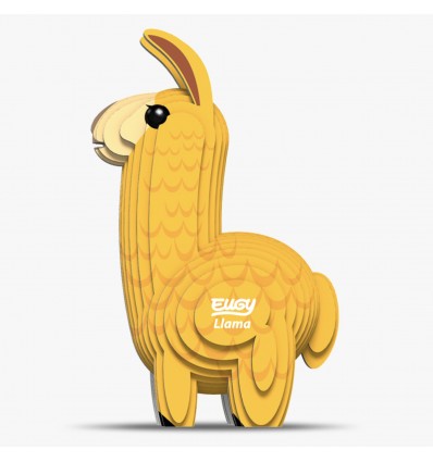 Eugy puzzle Lama 3D en carton